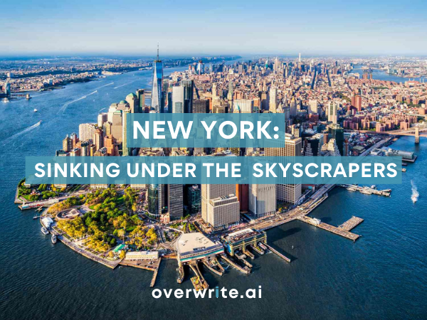 New York: Sinking under the skyscrapers