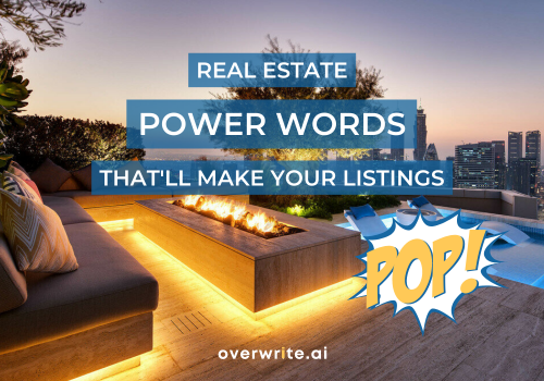 Real Estate Power Words That POP
