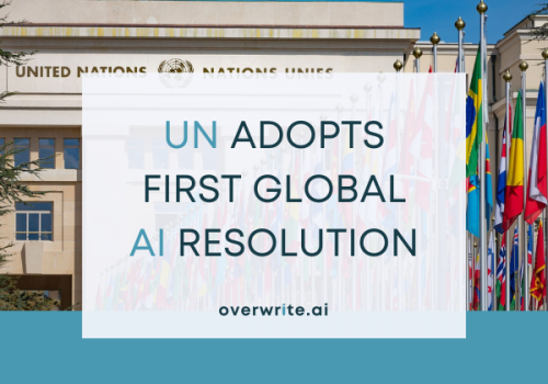 UN adopts first global AI resolution